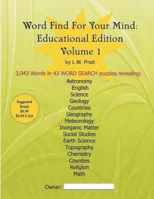 Word Find For Your Mind: Educational Edition