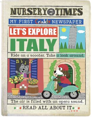 LETS EXPLORE ITALY: MY FIRST CRINKLY NEWSPAPER
