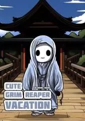 Cute Grim Reaper - Vacation: Coloring Book