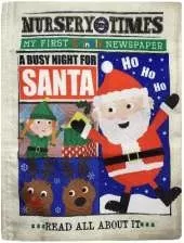 BUSY NIGHT FOR SANTA: MY FIRST CRINKLY NEWSPAPER
