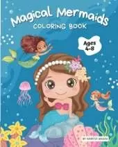 Magical Mermaids: Coloring Book for Kids, Ages 4-8