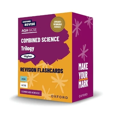 Oxford Revise: AQA GCSE Combined Science Trilogy Higher Revision Flashcards: For the 2026 Exams