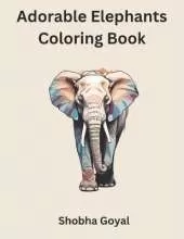 Adorable Elephants Coloring Book