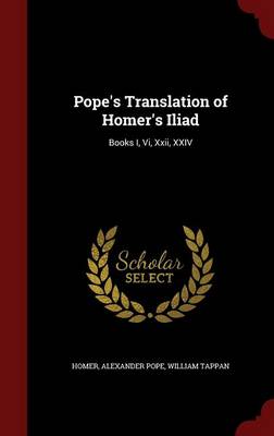 Pope's Translation of Homer's Iliad: Books I, Vi, Xxii, XXIV