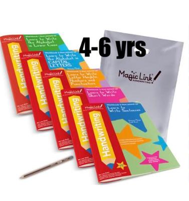 The Non Joined-up Magic Link Handwriting Workbooks 1-5: Unique Magic Link Font