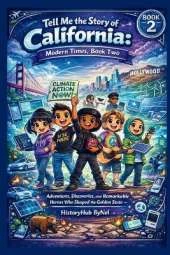 Tell Me the Story of California: A Fun History Book for Curious Kids! (BOOK 2): Adventures, Discoveries, and Remarkable Heroes Who Shaped the Golden State