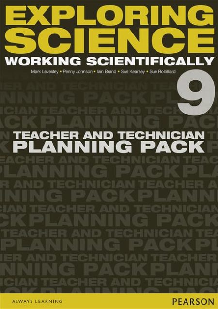 Exploring Science: Working Scientifically ActiveTeach Teacher & Technician Planning Pack Year 9 Download