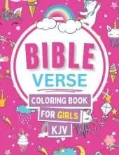 Bible Verse Coloring Book for Girls KJV: 40 Easy and Short Inspirational and Motivational Scriptural Verses to color - Perfect For Relaxation and Stress Relief for Girls