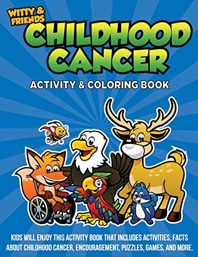 Witty and Friends Childhood Cancer Activity and Coloring Book