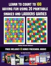 Printable Preschool Worksheets (Learn to count to 100 having fun using 20 printable snakes and ladders games): A full-color workbook with 20 printable snakes and ladders games for preschool/kindergarten children. The price of this book includes 12 printab