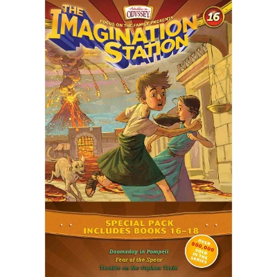 Imagination Station Books 3-Pack: Doomsday in Pompeii / In Fear of the Spear / Trouble on the Orphan Train