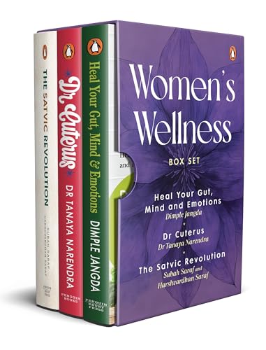 Women's Wellness Boxset: Heal Your Gut, Dr Cuterus, The Satvic Revolution | Holistic Health, Nutrition and Body Literacy | Ideal for Gifting