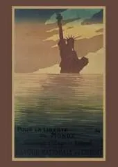 Carnet Blanc Statue de La Liberte
