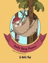 Sloth Daily Planner And Note Pad: Composition Notebook For Best Friend, BFF, Sister, Brother, Daughter, Son - Keepsake & Memory Journal To Write Letters To Santa Claus & Mrs. Clause - Personal Christmas Gift Wishlist 2019 2020 - 8.5x11, 120 Pages With Cut