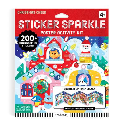 Christmas Cheer Sticker Sparkle Poster Activity Kit