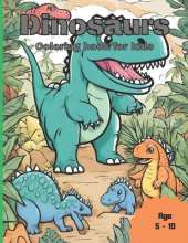 Dinosaurs. Coloring book for kids.