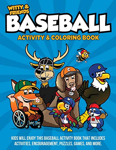 Witty and Friends Baseball Activity and Coloring Book
