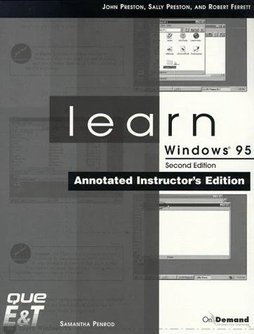 Learn Windows 95 1cd a/I/E Sup