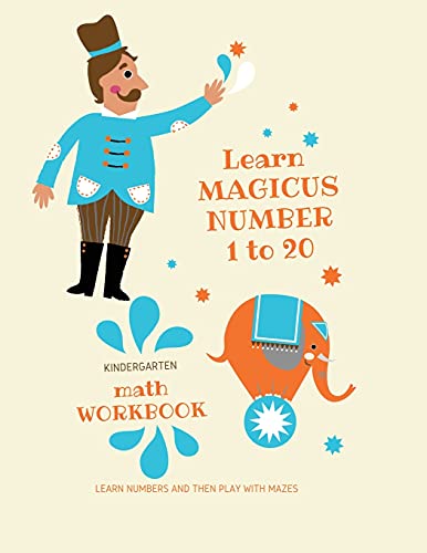Learn Magicus number from 1 to 20: Number Tracing Book for Preschoolers 3-5 & Kindergarten Easy Way to Learn 1 to 20 for Kids (Learn to Write and Draw for Kids)