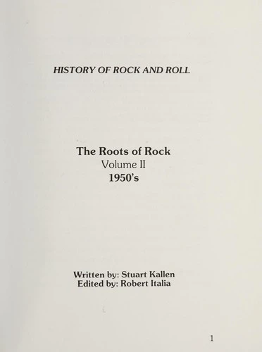 Roots of Rock: The Pre 50's