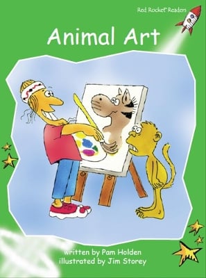 Red Rocket Readers: Early Level 4 Fiction Set B: Animal Art