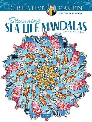 Creative Haven Stunning Sea Life Mandalas Coloring Book