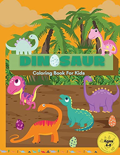 Dinosaur: Coloring Book for Kids