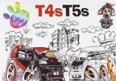 T4s T5s: Spikes Colouring Book