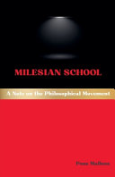 Milesian School: A Note on the Philosophical Movement