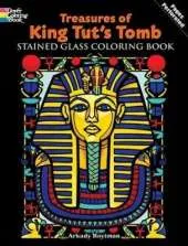 Treasures of King Tut's Tomb Stained Glass Coloring Book